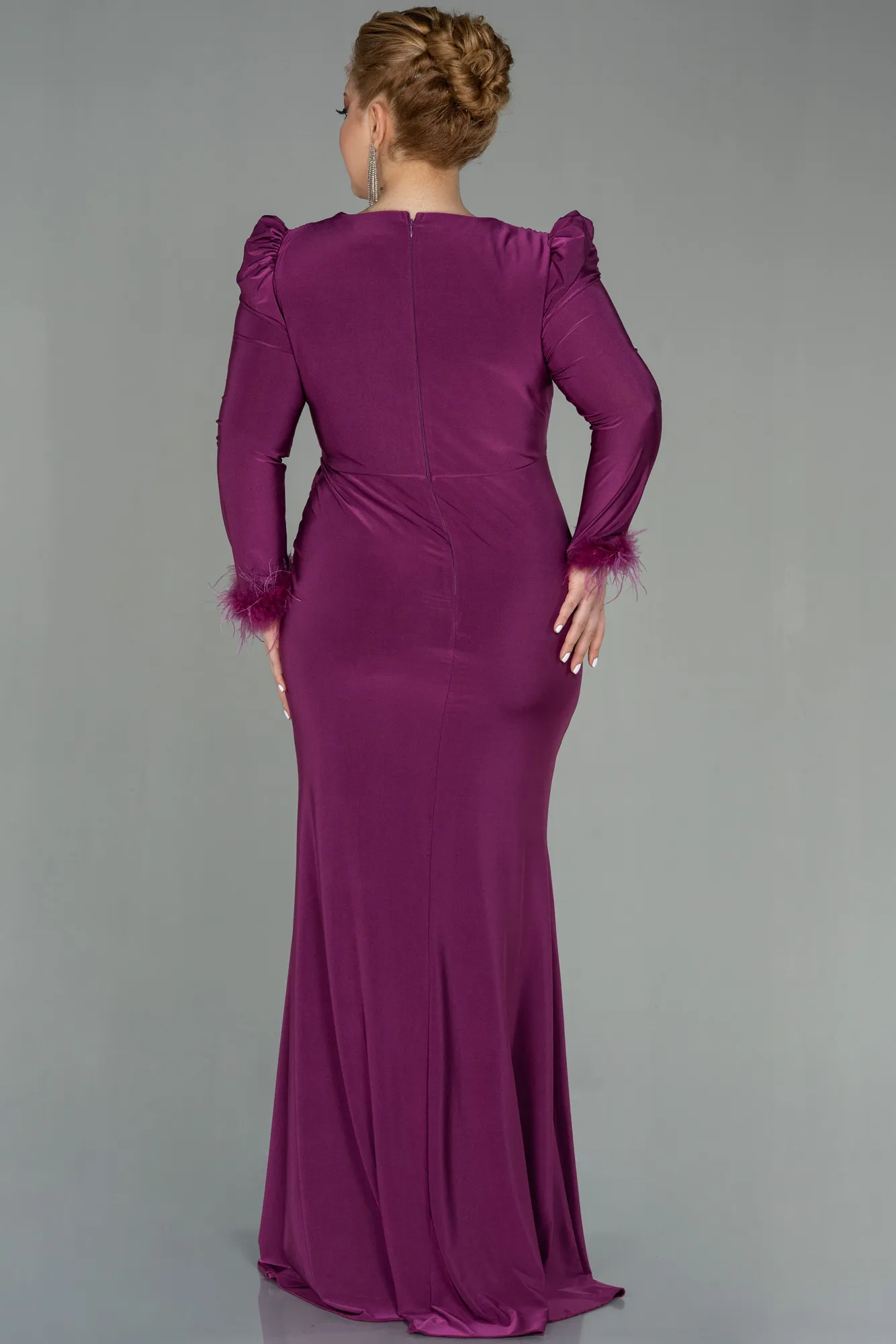 Emerald Long Plus Size Evening Gown ABU2832