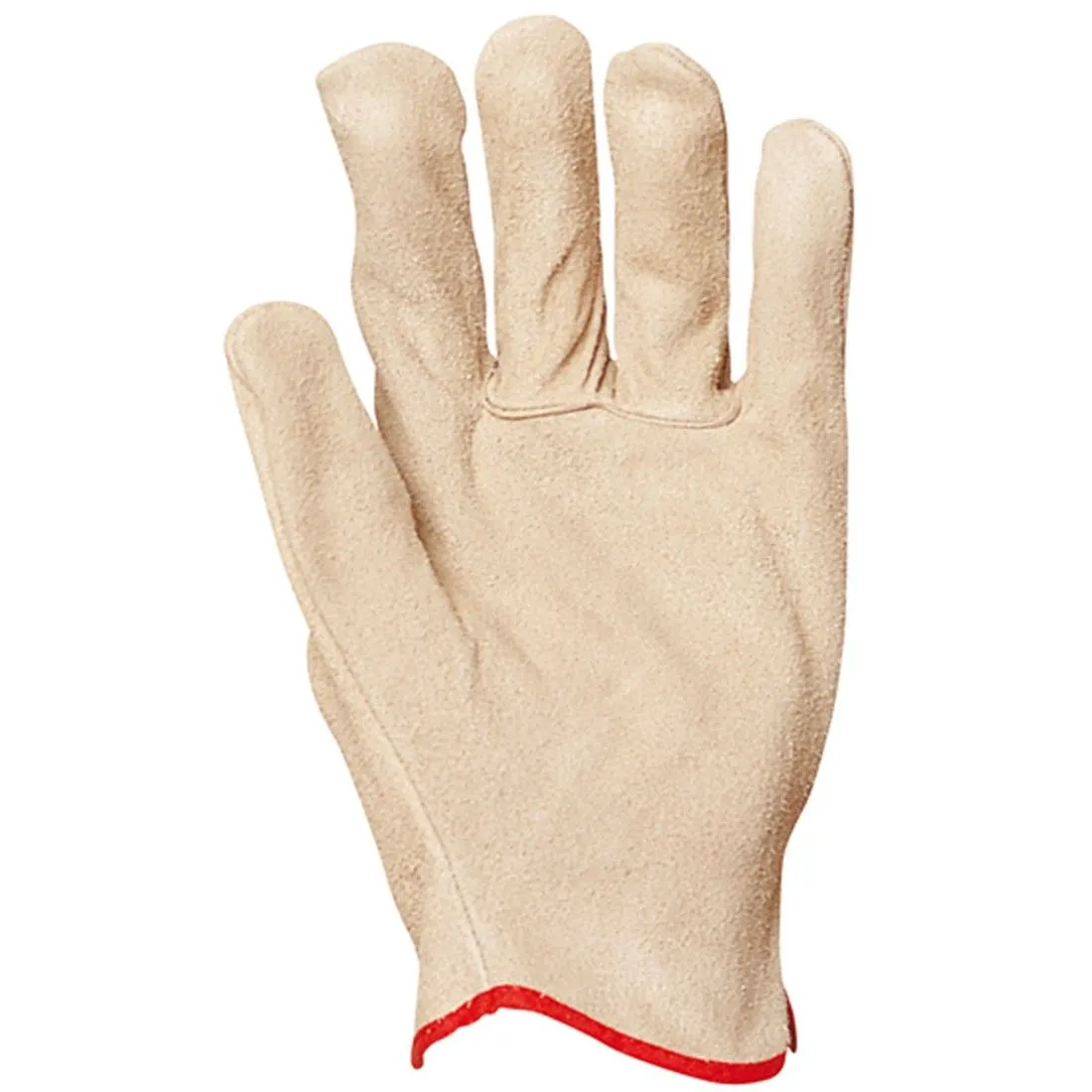 Eurostrong Standard Beige Cowhide Work Gloves - Pack of 12.