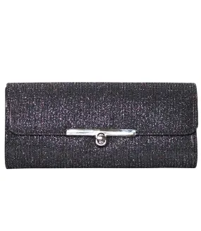 Evening clutch bag with rhinestones KYOKO