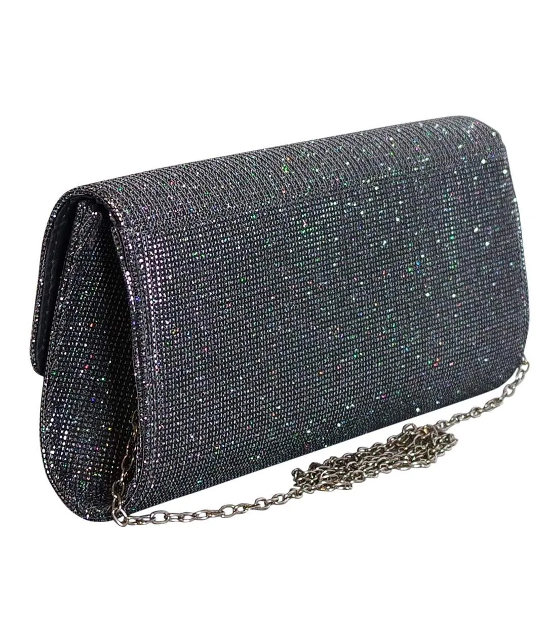 Evening clutch bag with rhinestones KYOKO