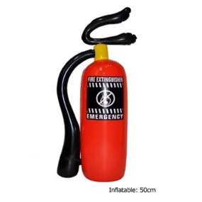 Inflatable fire extinguisher 50 cm long