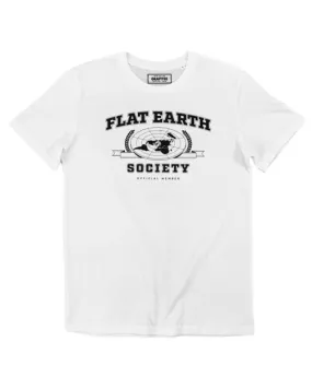 Flat Earth Society T-shirt - Humour Terre Plate | Grafitee