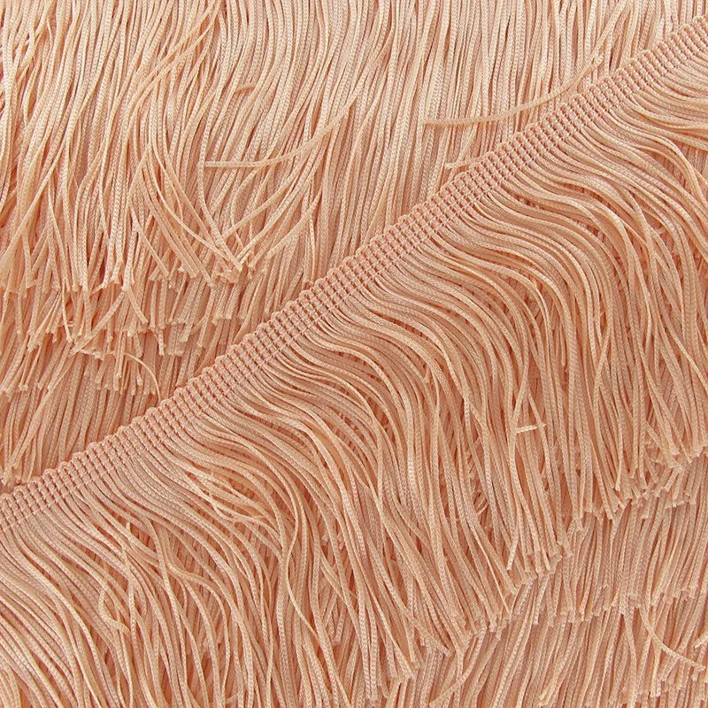 Salmon Fringes Charleston 10cm x 50cm