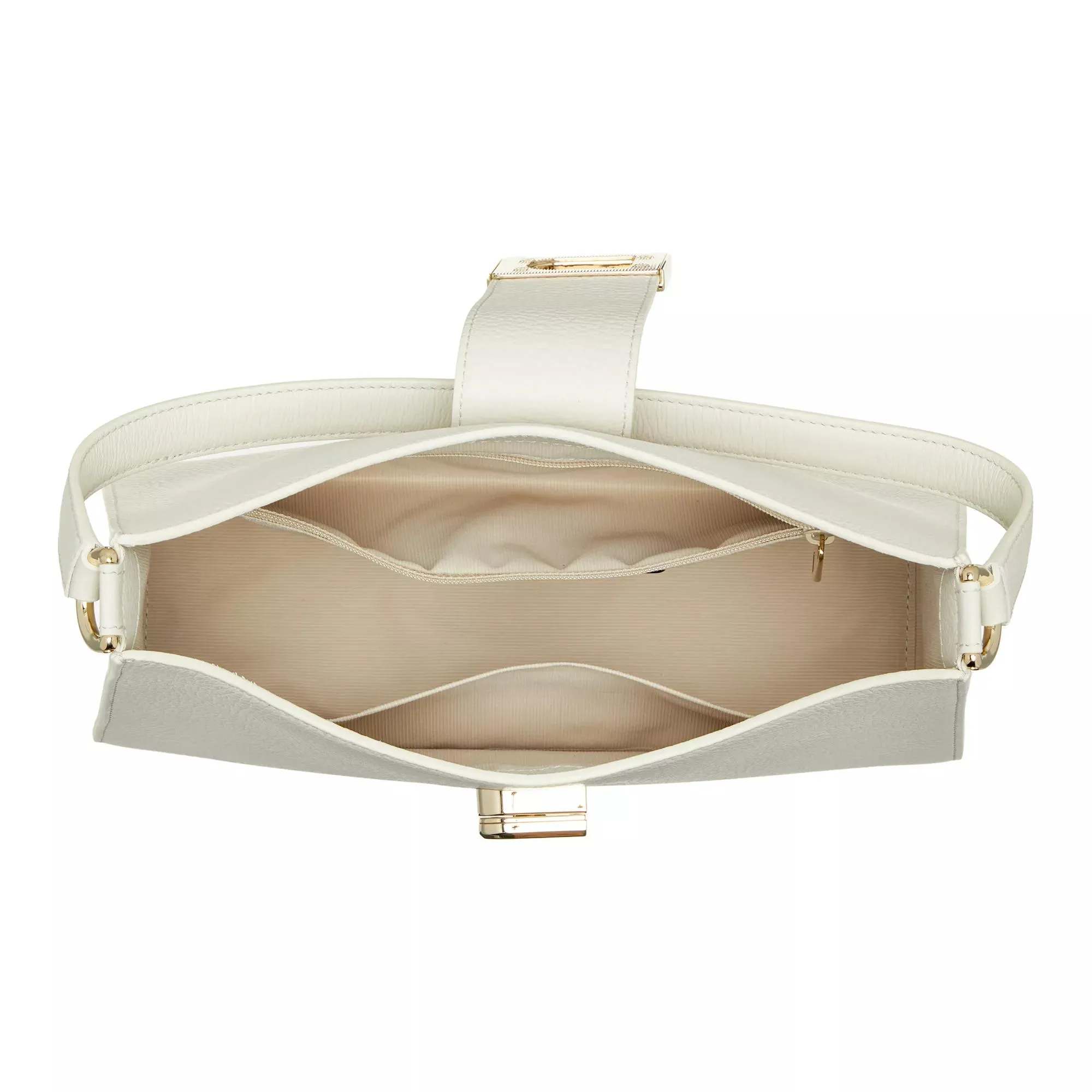 Furla 1927 M Shoulder Bag in Soft Marshmallow - Crossbody Bag