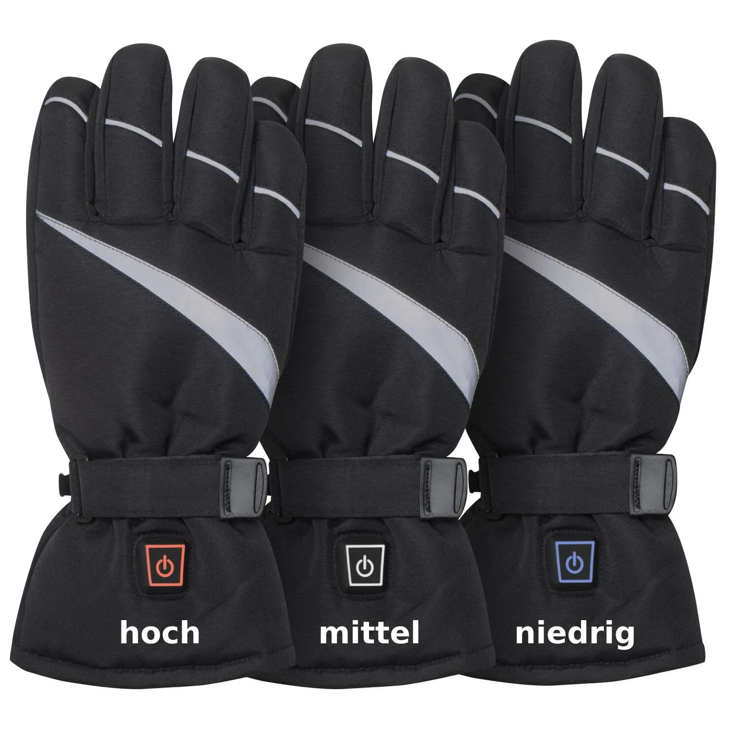 Gants chauffants avec accus Li-Ion, 2x 5 V ⋆ Lehner Versand