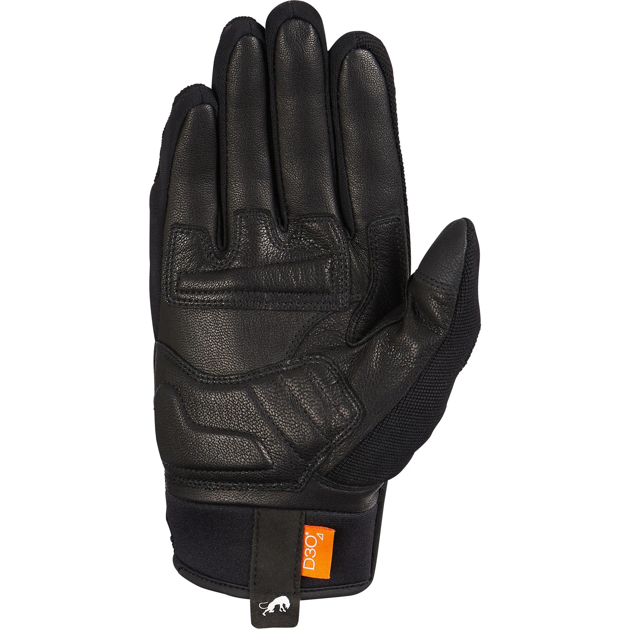 Furygan Jet Kid D3O Motorcycle Gloves in Black and White at MAXXESS.FR, Summer Motorcycle Gloves