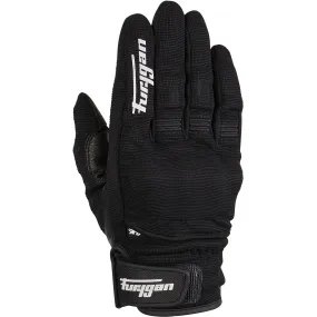 Furygan Jet Kid D3O Motorcycle Gloves in Black and White at MAXXESS.FR, Summer Motorcycle Gloves