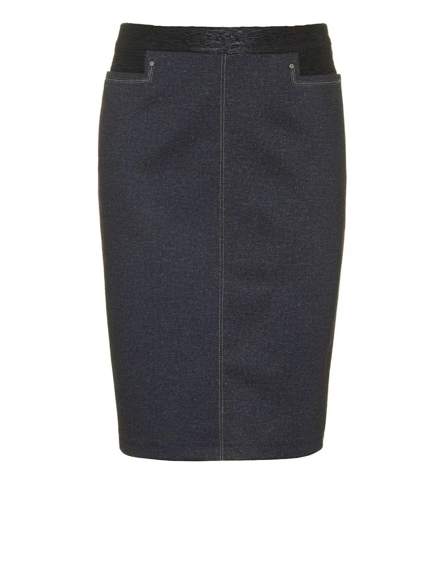 Grey pencil skirt - Skirts