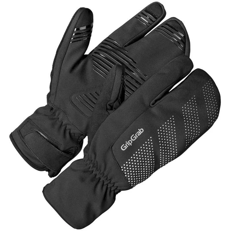 GripGrab Deep Winter Lobster Gloves - Hardloop Cycling Windproof