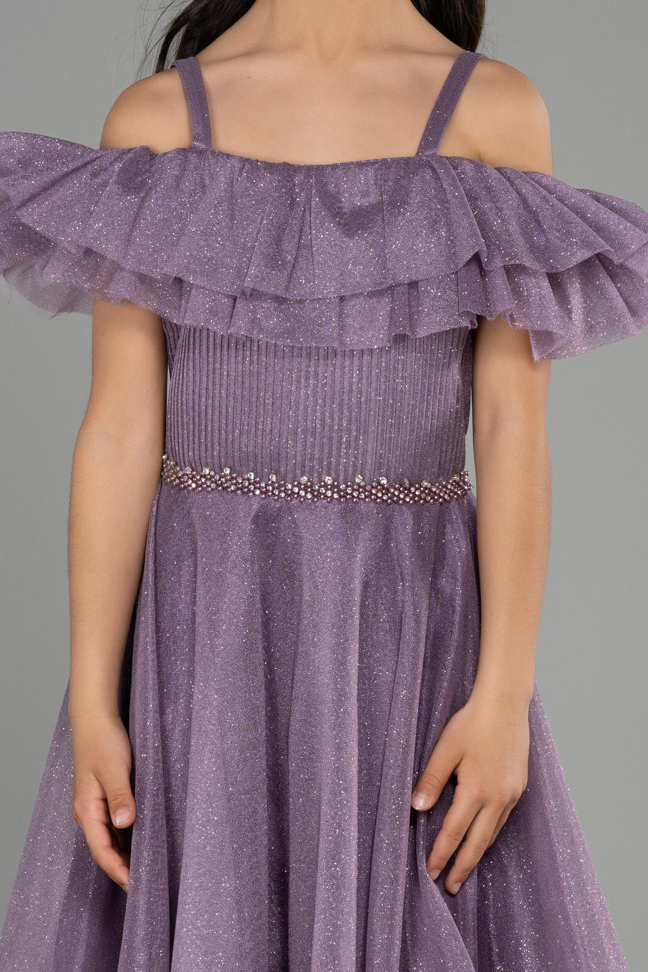 Indigo Long Evening Dress for Kids - ABU3728