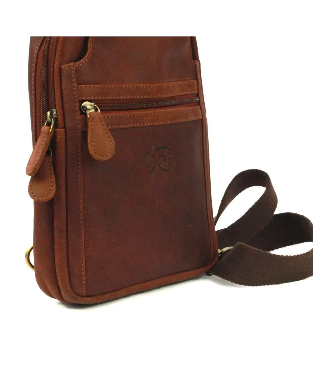 Joey Small Light Brown Shoulder Bag by Eastern Counties Leather