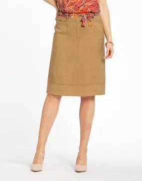 Light Brown Stylish Skirt - Skirts