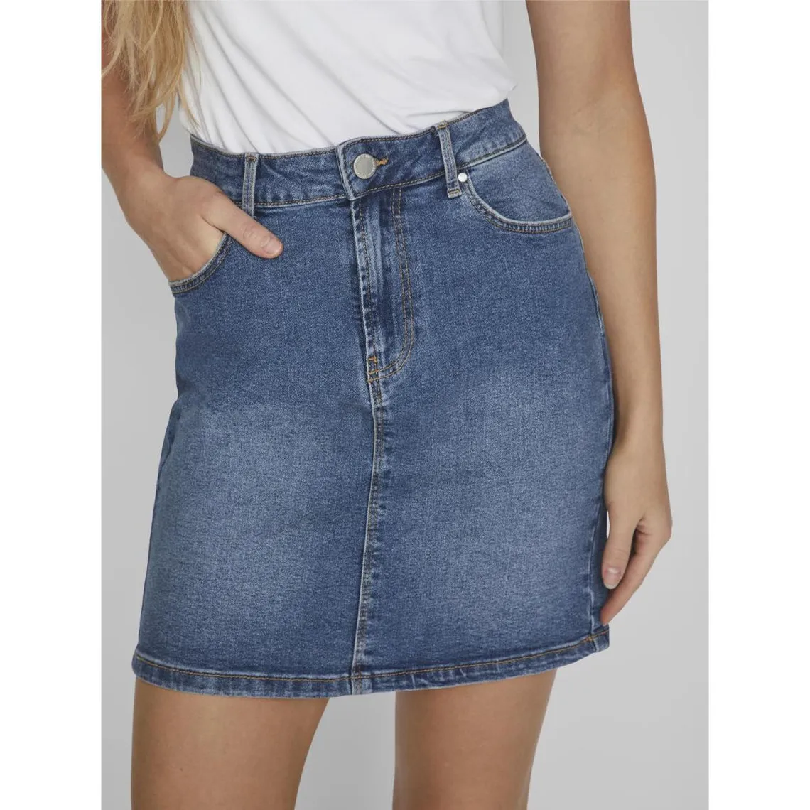 Short Denim Blue Skirt | 3 Suisses