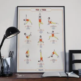 wine list - Vin & Yoga Poster