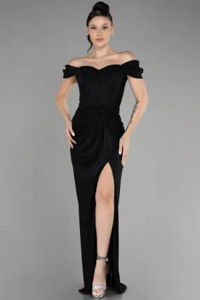 Long Black Evening Gown ABU3473