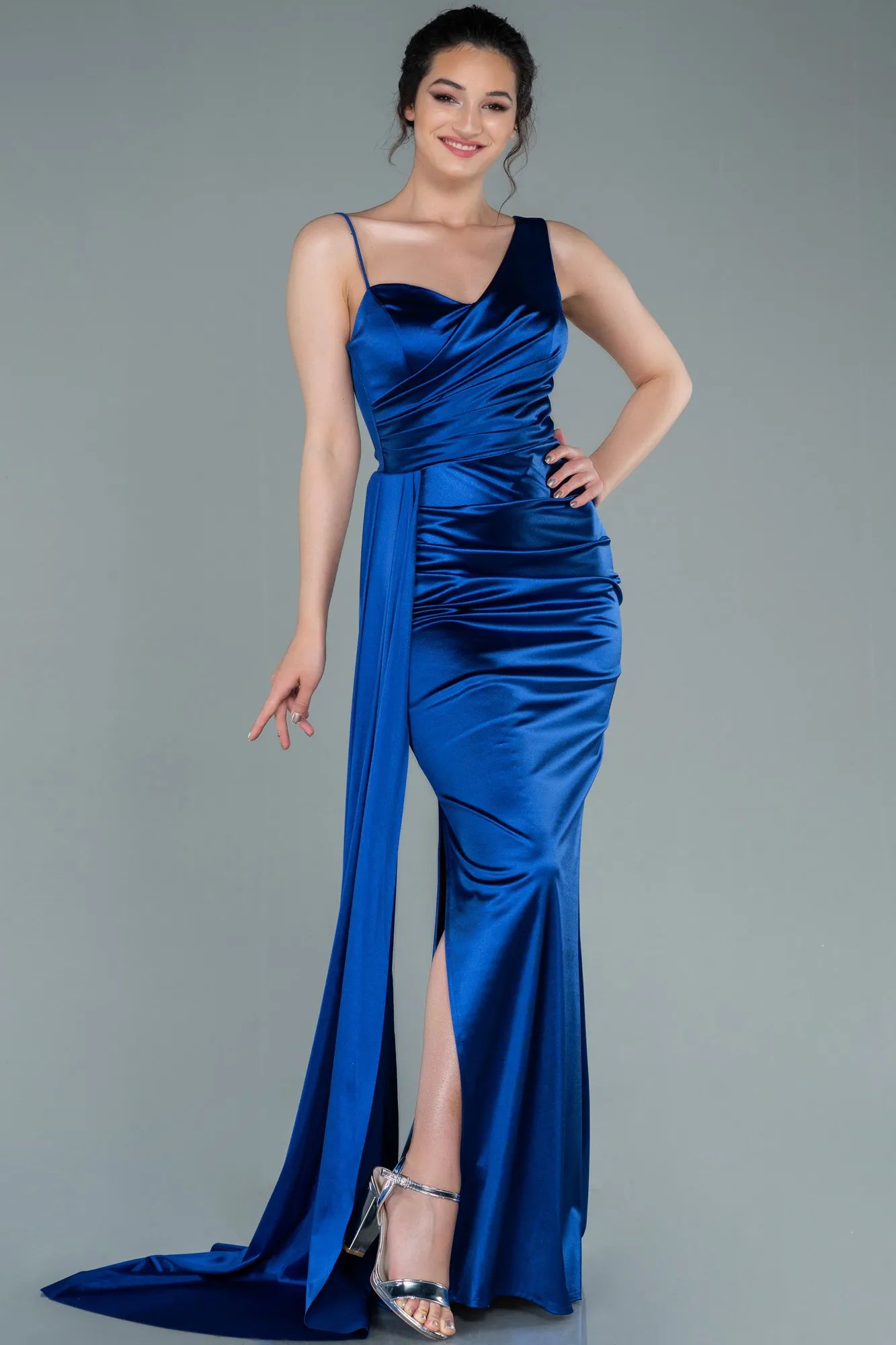 Long Black Evening Gown - Style ABU2373