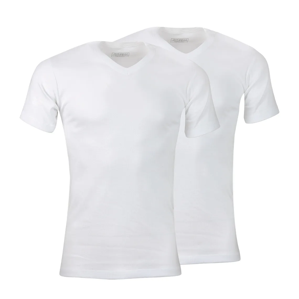 2-Pack Men's V-Neck T-shirts - White