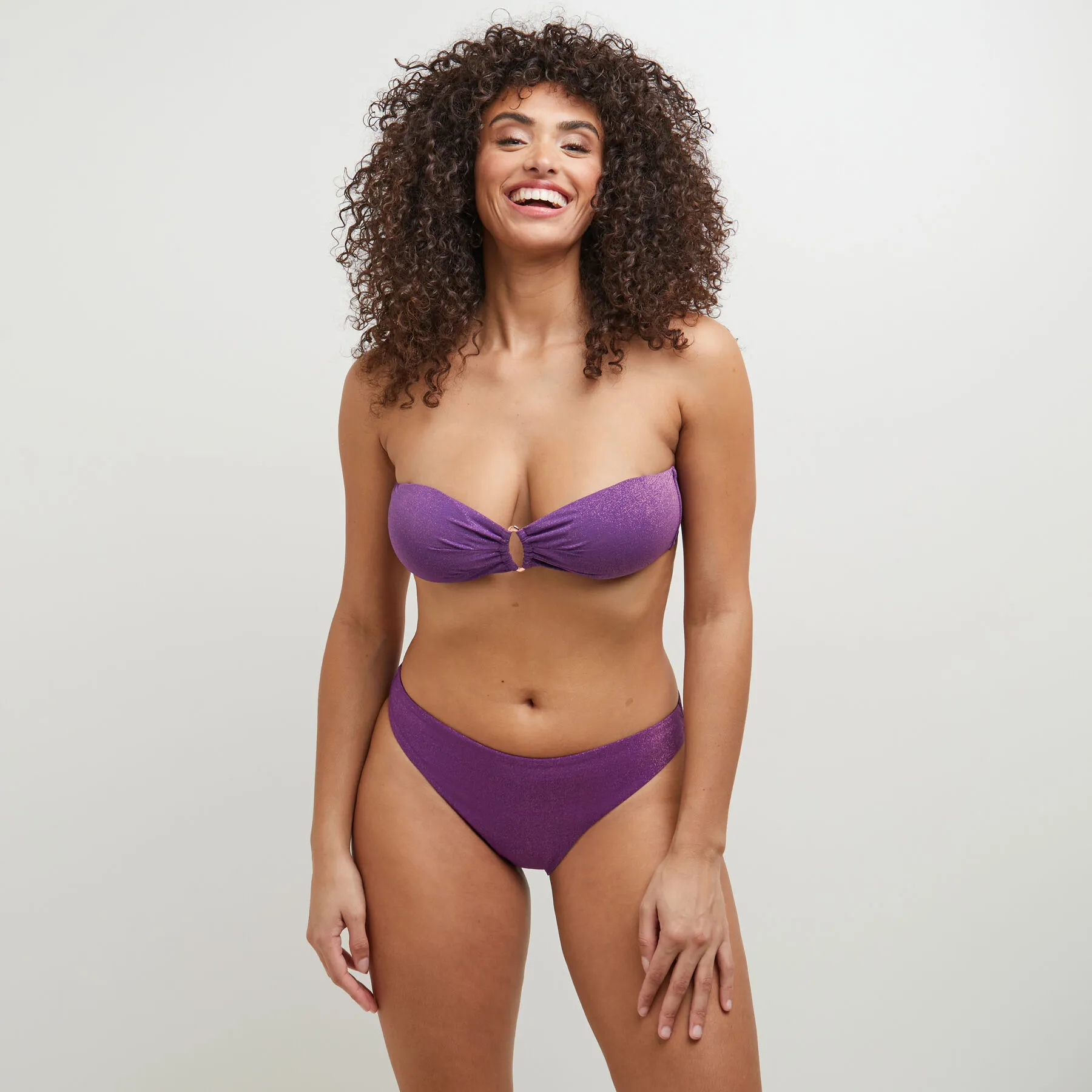 RougeGorge Violet Midi Bikini Bottoms