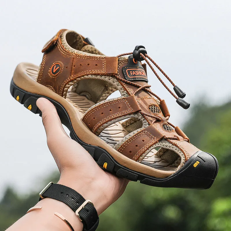 Men's Leather Summer Sandals