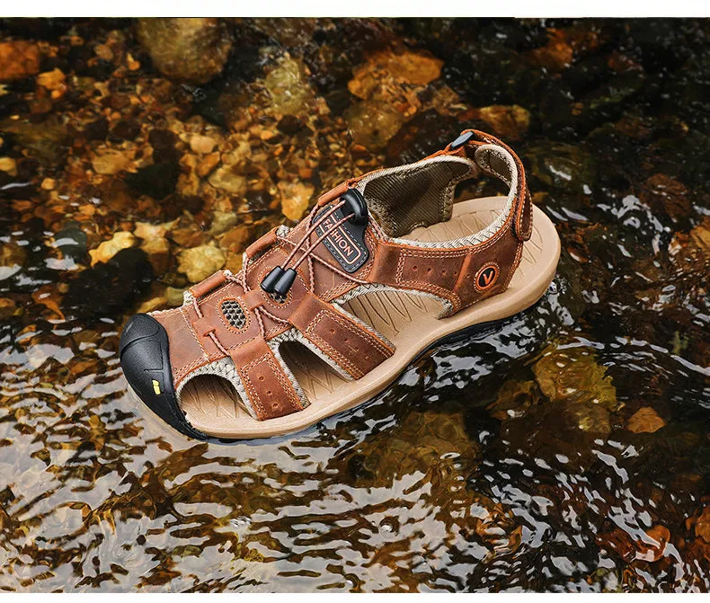 Men's Leather Summer Sandals