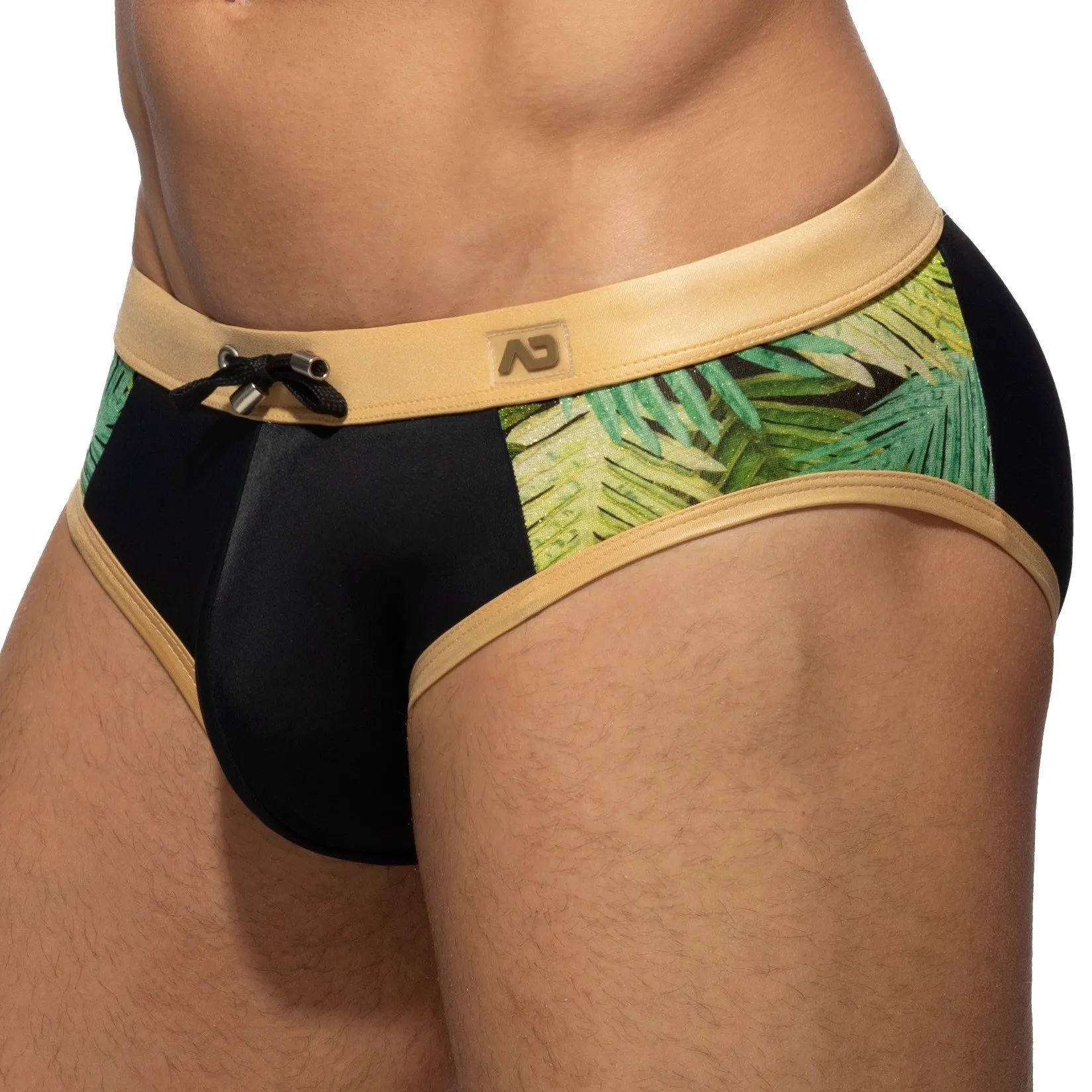 Men's swim briefs Side Leaves - ADDICTED: men's swimwear briefs sale ADDICTED