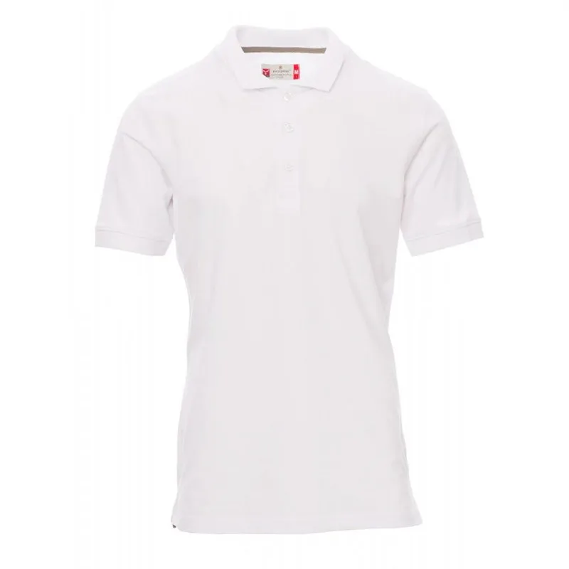 Men's White Venice Work Polo Shirt - PAYPERWEAR