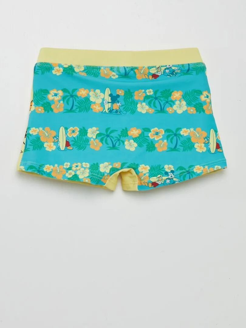 Mickey Yellow Swim Trunks