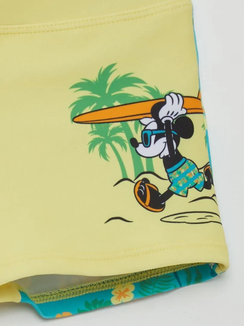 Mickey Yellow Swim Trunks