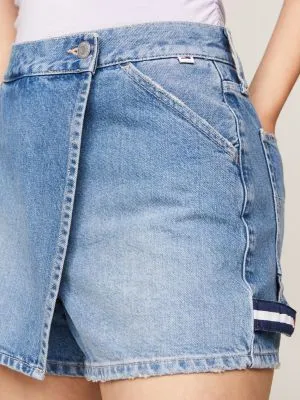 Minijupe-short Carpenter en denim | Denim | Tommy Hilfiger