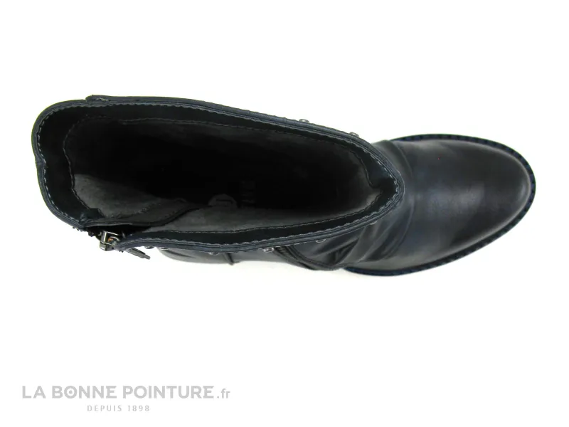 Mustang Shoes Femme: Bottine Bleu Marine Talon Large à Vendre - Modèle 1342 504 820