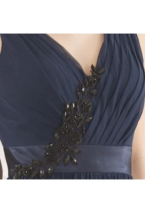 Nancydress Long Navy Blue Evening Gown