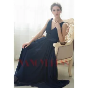 Nancydress Long Navy Blue Evening Gown