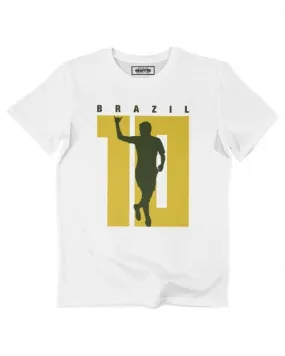 Neymar Jr. Brazil Number 10 T-shirt - Shaka Design | Grafitee.