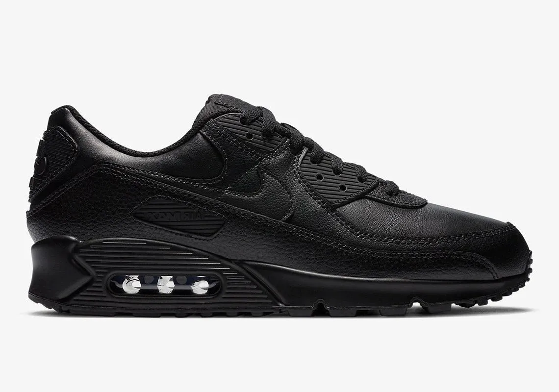 Nike Air Max 90 Leather Triple Black (2020)