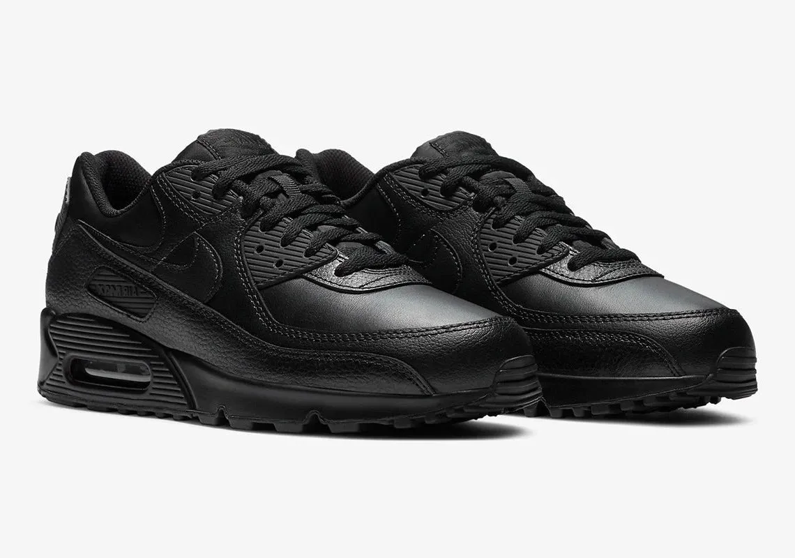 Nike Air Max 90 Leather Triple Black (2020)