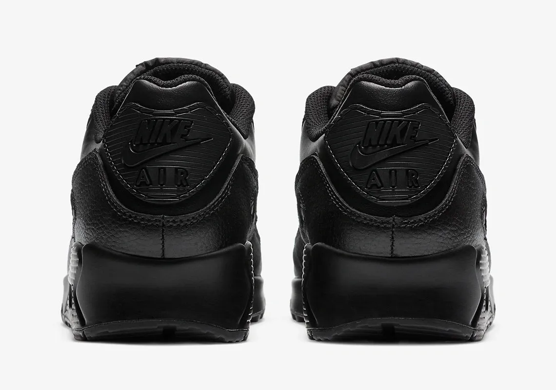 Nike Air Max 90 Leather Triple Black (2020)