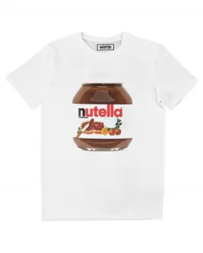 Nutella T-shirt - Printed Nutella Jar Tee | Grafitee