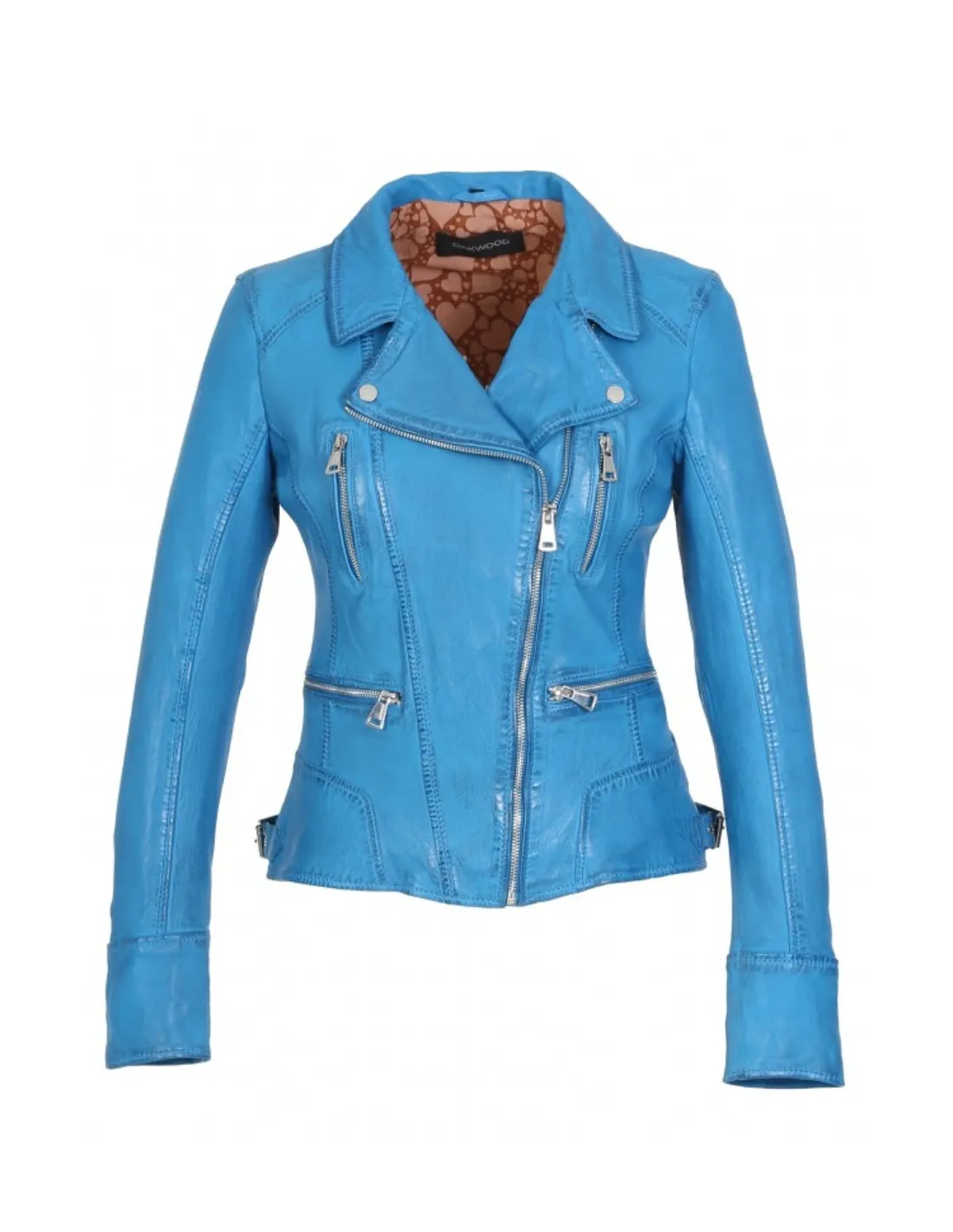 Oakwood Leather Camera Jacket Ref 47478 Blue