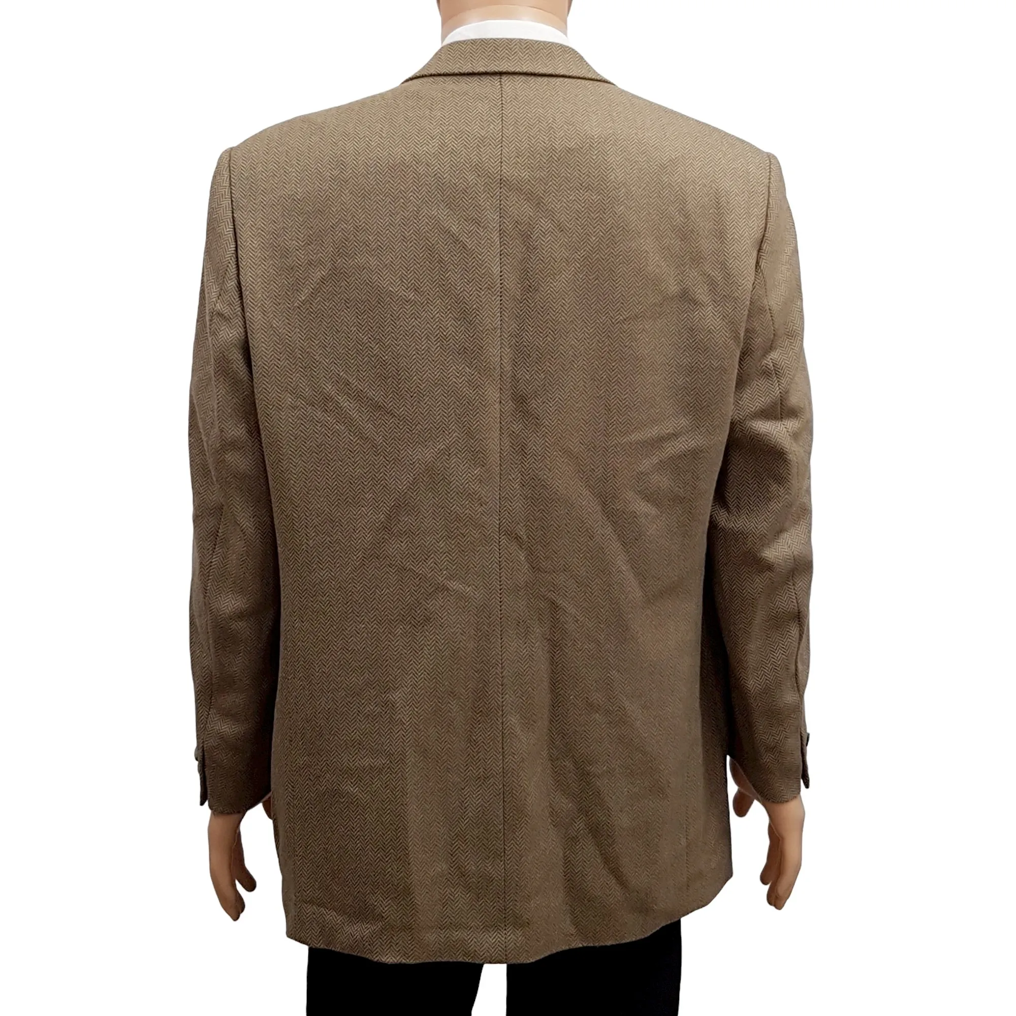 Odermark T 54 Brown Wool and Cashmere Suit Jacket