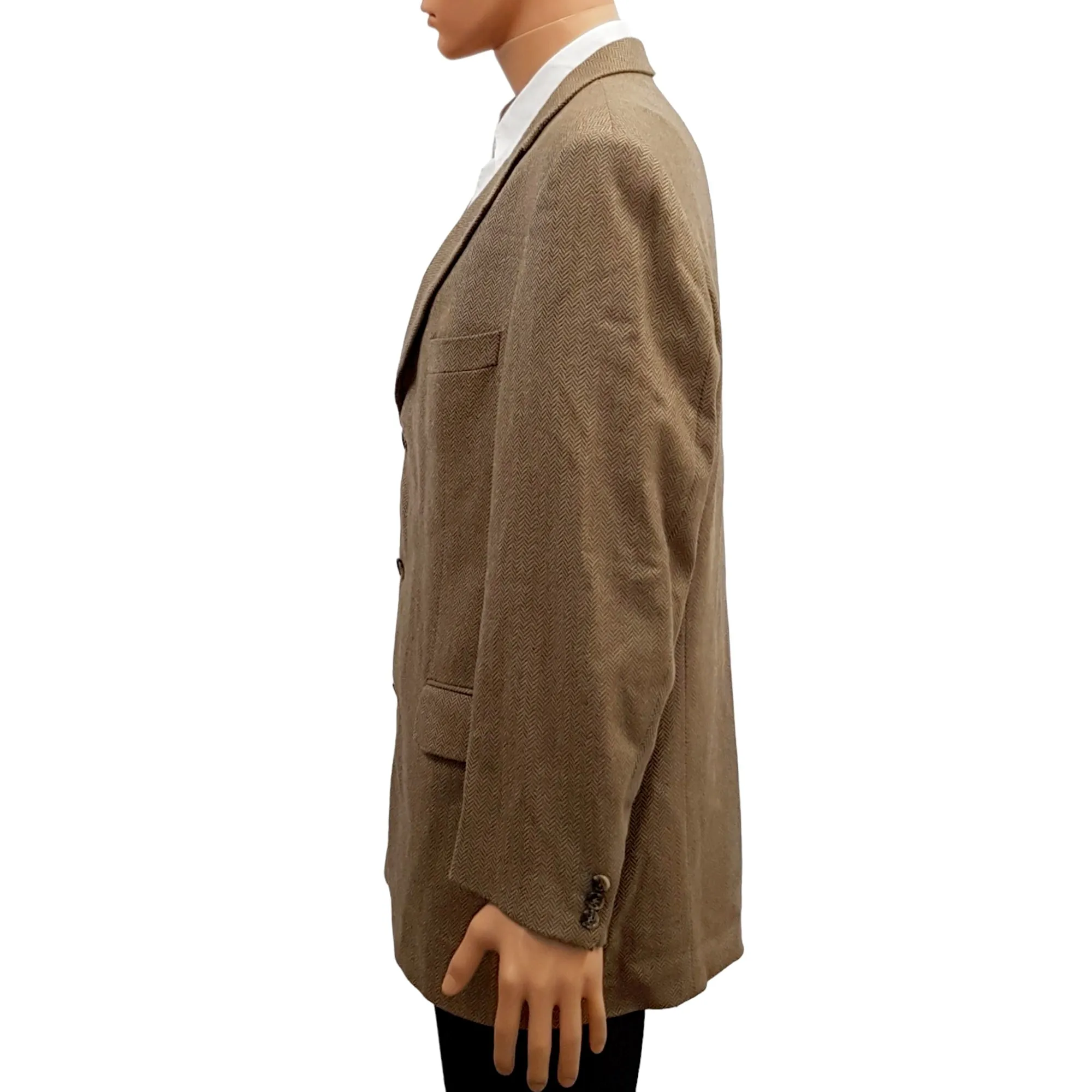 Odermark T 54 Brown Wool and Cashmere Suit Jacket