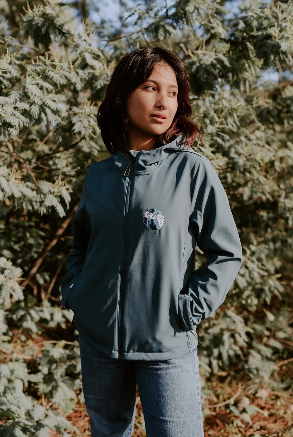 olj Women's Softshell Jacket - OH LES JOLIS | French Brand of 100% Organic Cotton T-shirts, Sweatshirts, and Accessories