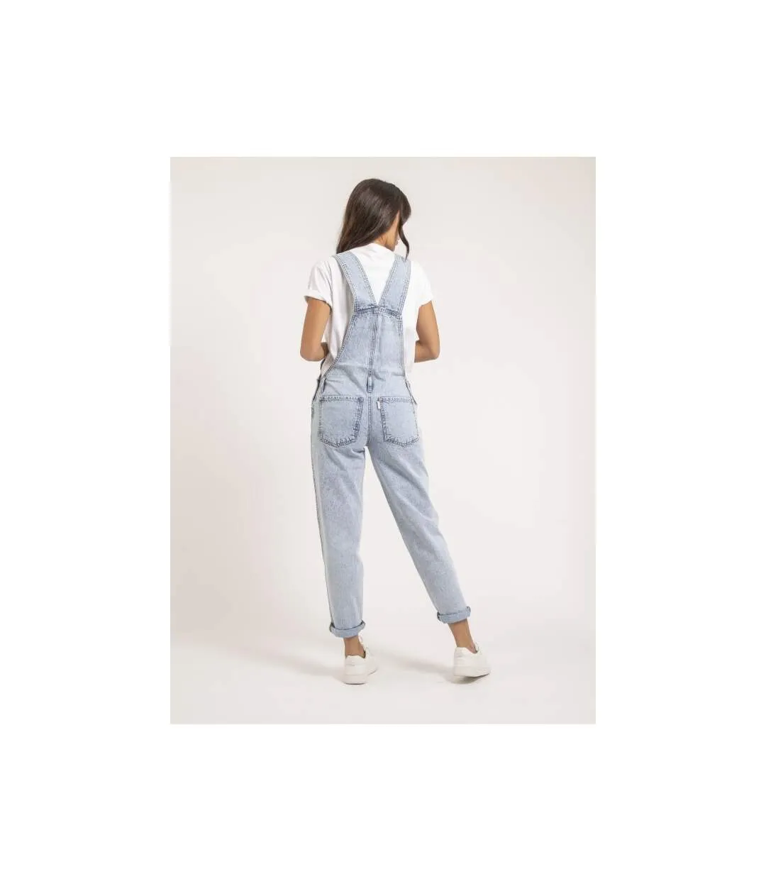 Overall Shorts in Denim ENA - Dona X Lisa