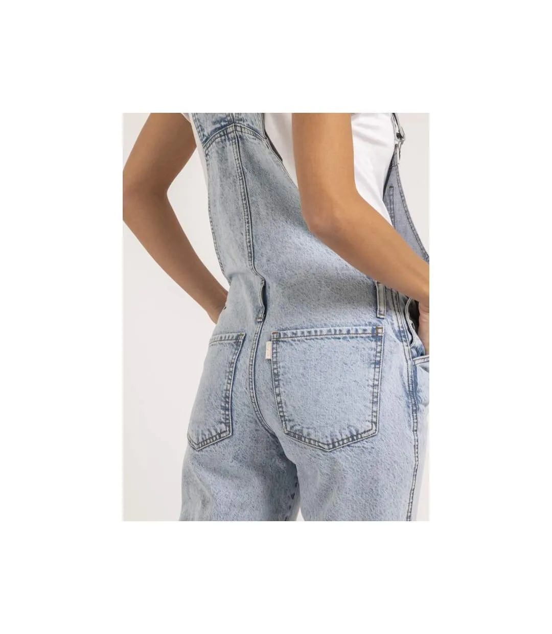 Overall Shorts in Denim ENA - Dona X Lisa