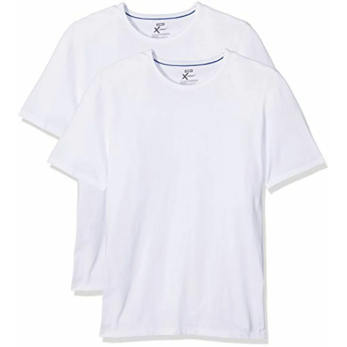 Pack of 2 Round Neck X-Temp T-Shirts - Active Thermoregulation White / White Dim Fabric - Men's Undershirt on MenC