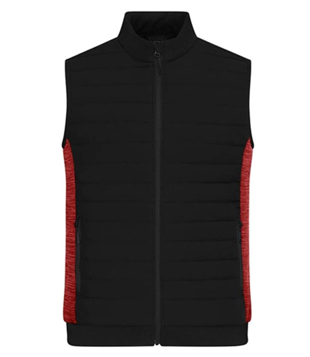 Padded Work Bodywarmer - Men - JN1864 - Black and Red