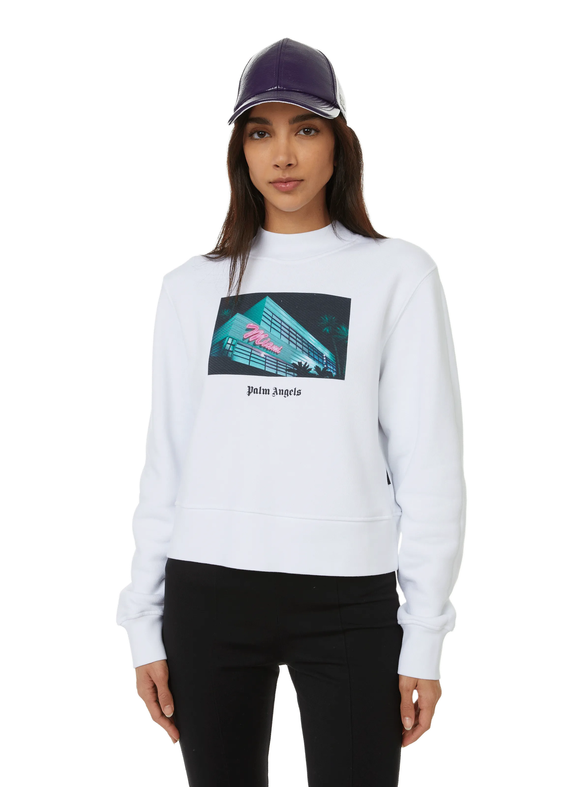 Multicolored Cotton Sweatshirt by PALM ANGELS