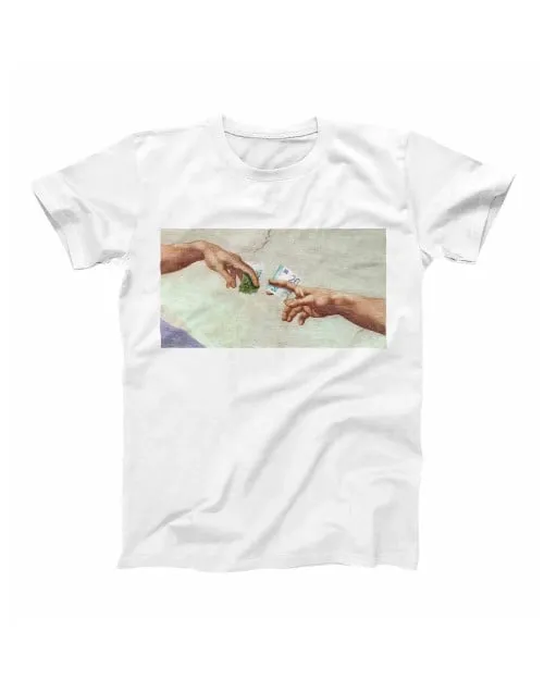 Paradise Weed T-shirt Pouch - Adam & God T-shirt | Grafitee