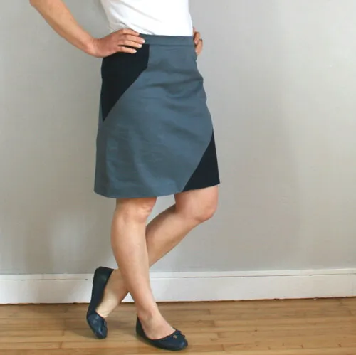 MISS BERLINGOT Skirt Sewing Pattern - Straight Skirt