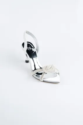 Pierreux Silver Evening Shoe MJ5166