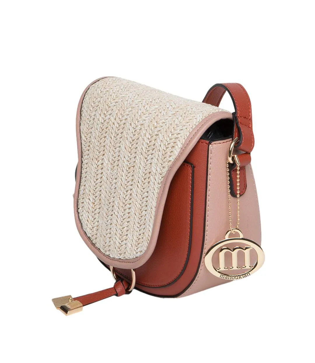 Pink Manoukian Ibiza Crossbody Bag for Women.